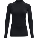 Under Armour UA CG Authentics Mockneck Dames Thermoshirt Zwart
