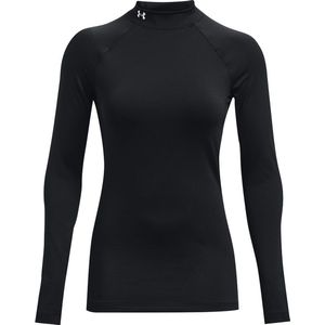 Under Armour UA CG Authentics Mockneck Dames Thermoshirt Zwart