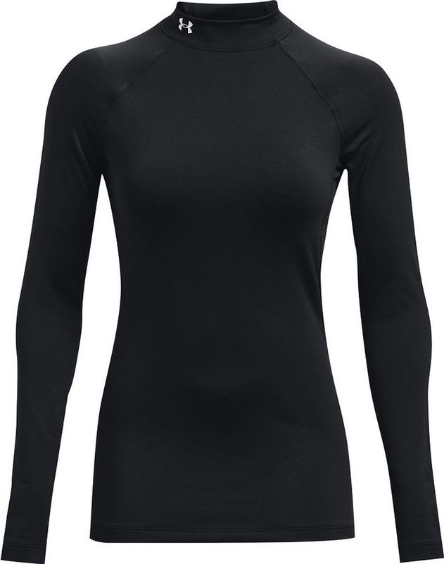 Under Armour UA CG Authentics Mockneck Dames Thermoshirt Zwart