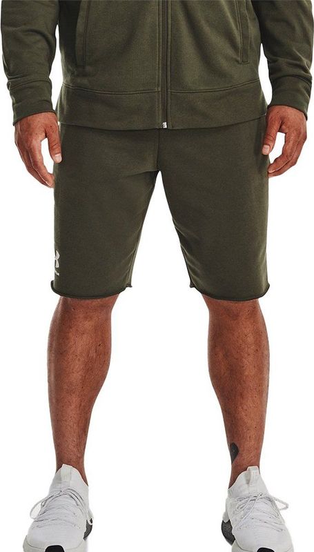 Under Armour Rival Terry Korte Broek Groen / Regular Man