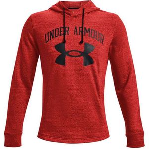 Herenhoodie Under Armour Rival Terry Rood Maat M