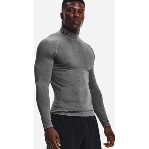 Under Armour Heatgear Armour Comp Mock T-shirt Met Lange Mouwen Grijs L Regular Man