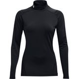 Under Armour Heatgear Comp Mock Longsleeve Herren - Schwarz, Größe XL