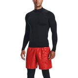 Under Armour UA HG Heatgear Armour compressie Mock Long Sleeve Heren Sportshirt Zwart