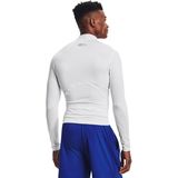 Under Armour Heatgear Comp Mock Longsleeve Herren - Weiß, Größe XXL