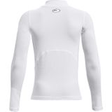 Under Armour - HeatGear - Langarmshirt - Wit - Stehkragen