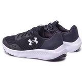 Under Armour UA BGS Charged Pursuit 3, Sneakers jongens, Black/Black/White, 36 EU