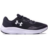 Under Armour UA BGS Charged Pursuit 3, Sneakers jongens, Black/Black/White, 36 EU