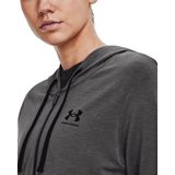 Under Armour - Rival Terry FZ - Hoodie - Donkergrijs - 5% Elastaan