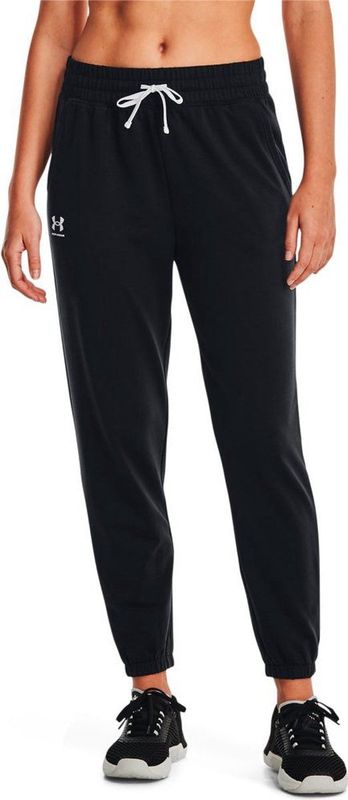 UNDER ARMOUR Rival Terry Joggingbroeken Dames - Black / White