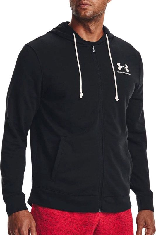 Under Armour - Rival Terry - Trainings Trui - Grijs - Badstof