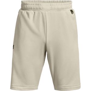 Under Armour Terry Short 1366266-279, Mannen, Beige, Shorts, maat: L