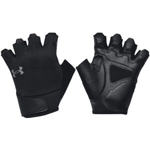 Under Armour Heren training halve vinger handschoenen voor koud weer, zwart, XL EU