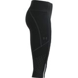 Capri Broek - Zwart - HeatGear® - Hoge Tailleband met Trekkoord
