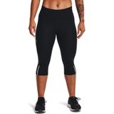 Capri Broek - Zwart - HeatGear® - Hoge Tailleband met Trekkoord