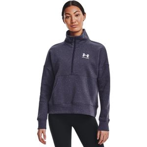 Under Armour Rival Fleece Sportsweater Dames Antraciet M/38
