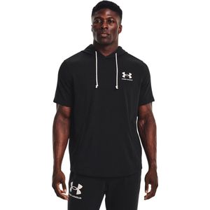 Under Armour UA Rival Kurzarm-Hoodie aus French Terry Black (US LG)