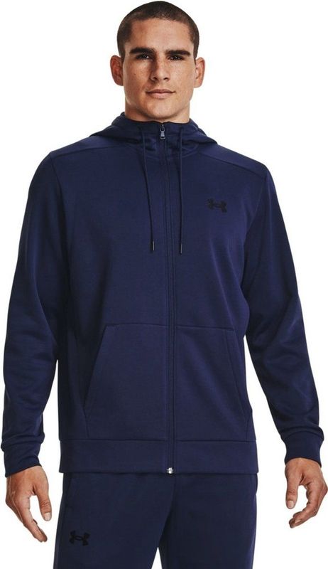 Under Armour Armour Fleece Sweatshirt Met Volledige Rits Blauw Man