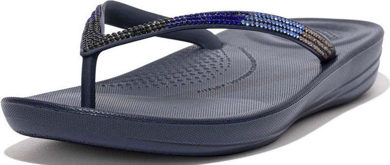 Fitflop Classic Iqushion Slippers Blauw Vrouw
