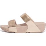 FitFlop Women Lulu Slide Hotfix Rose Gold-Schoenmaat 36