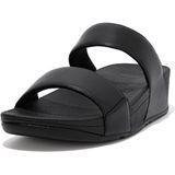 FitFlop Women Lulu Slide Leather All Black-Schoenmaat 41