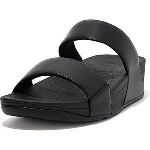 FitFlop Lulu Slide - Leather ZWART