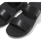 FitFlop Lulu Slide - Leather ZWART