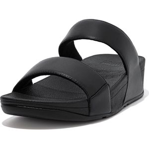 FitFlop Lulu Slide - Leather ZWART