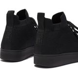 FitFlop - Rally High Top - Sneaker - All Black - Water-Resistant Knit