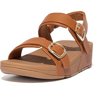 FitFlop Lulu Adjustable Sandal - Leather BRUIN
