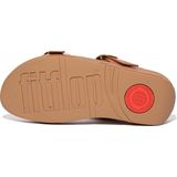 FitFlop Lulu Verstelbare Leren Slides BRUIN