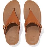 FitFlop Lulu Adjustable Toe Post - Leather BRUIN