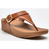 FitFlop Lulu Adjustable Toe Post - Leather BRUIN
