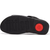 Fitflop - Lulu Glitter Slides - Zwart Glitter - Hoogwaardige Materialen