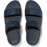 Fitflop Lulu Glitter Slides voor dames, Middernacht Marine, 42 EU