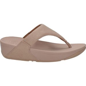 Fitflop Lulu Shimmer dames slipper - Beige