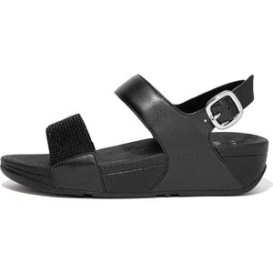 FitFlop Lulu Slide - Leather ZWART