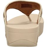 fitflop dames Lulu Glitter Toe-thongs Teenslipper,Platino,41 EU