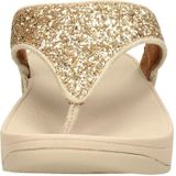fitflop dames Lulu Glitter Toe-thongs Teenslipper,Platino,41 EU