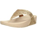 fitflop dames Lulu Glitter Toe-thongs Teenslipper,Platino,41 EU