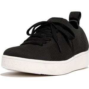 Fitflop Rally E01 Multi-Knit Sneakers voor dames, zwart.