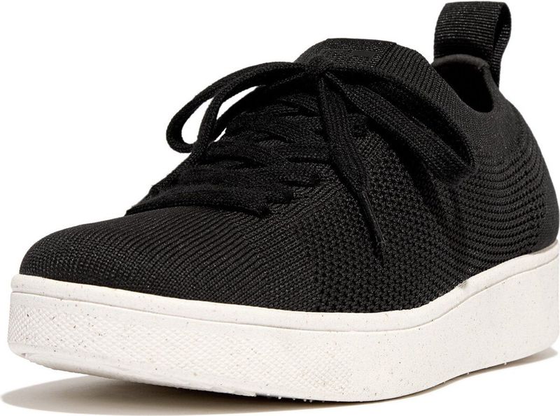 FitFlop Rally E01 Sneaker - Knit ZWART