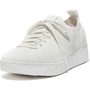 Fitflop™ Sneakers Dames - Lage sneakers / Damesschoenen - Canvas - FB6  -  Gebroken wit - Maat 39