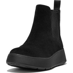 FITFLOP - F-Mode - Enkellaarsjes - Suède - Zwart