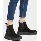 FITFLOP - F-Mode - Enkellaarsjes - Suède - Zwart