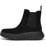 FITFLOP - F-Mode - Enkellaarsjes - Suède - Zwart