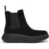 FitFlop F-Mode Suede Chelsea Laarzen ZWART