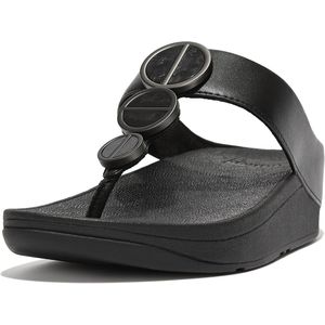 FitFlop Halo Metallic trim toe post Slippers