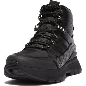 FitFlop Neo-D-Hyker Leather-Mix Outdoor Boots ZWART