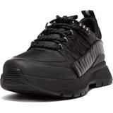 FitFlop Neo-D-Hyker Leather-Mix Outdoor Trainers ZWART